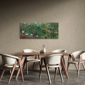 Tablou - Henri Rousseau, Tropical Forest with Monkeys, reproducere (120x50 cm)
