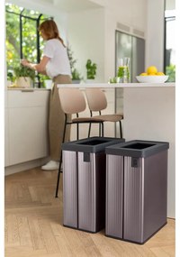 Coș de gunoi roz de reciclat din plastic reciclat 54 l Verto Recycle – Curver