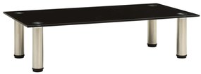 vidaXL Suport TV, negru, 60 x 35 x 17 cm, sticlă securizată