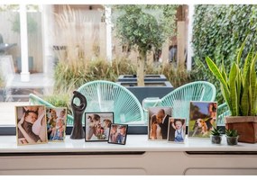 Ramă foto neagră de sine stătătoare/de suspendat din metal 16x16 cm Sweet Memory – Zilverstad