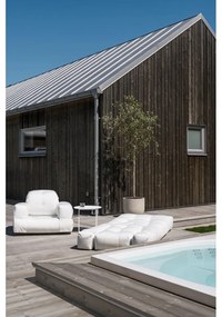 Scaun extensibil adecvat pentru exterior Karup Design Design OUT™ Hippo White, alb