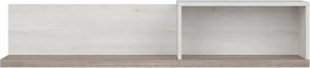Raft LUCA JUZI, zada sibiu deschis/stejar sonoma, PAL laminat, 141x31x