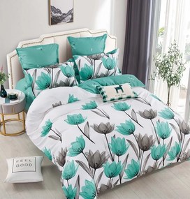 Lenjerie pat dublu, 6 Piese, Finet Premium