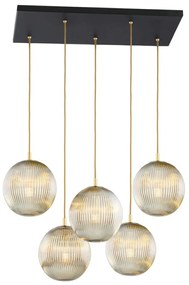 Lustra design modern cu 5 pendule Paloma