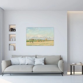 Tablou - Camille Pissarro, Landscape, Ile de France, reproducere (90x60 cm)