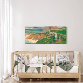 Tablou - Henri Moret, The Island of Raguenez, Brittany, reproducere (120x50 cm)