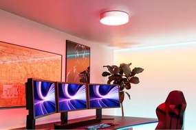 Eglo 901906 - Plafonieră LED RGBW reglabilă GALLIZZI-Z, LED/15W/230V, Ø39 cm, alb