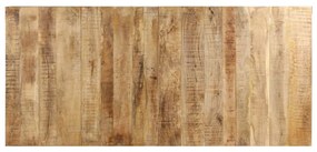 Masa de bucatarie, 220x100x76 cm, lemn de mango nefinisat 1, 220 x 100 x 76 cm