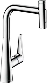Baterie bucatarie cu dus extractibil Hansgrohe Talis M51 300 cu 2 jeturi