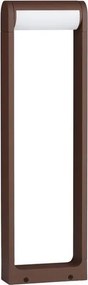 Stalp exterior LED 3000K IP65 Rox corten, H-60cm