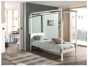 Pat pentru copii alb 90x200 cm PINO CANOPY – Vipack