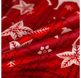 Lenjerie de pat din microfibra VELVET CHRISTMAS rosie Dimensiune lenjerie de pat: 70 x 90 cm | 140 x 200 cm