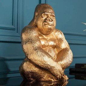 Statueta decorativa gorila Kong aurie A-41687 VC