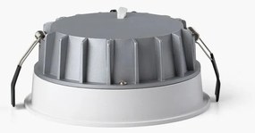 Spot LED incastrabil CROC IP44 recessed white 13W 13,5cm 90 grade 3000K CRI90 triac