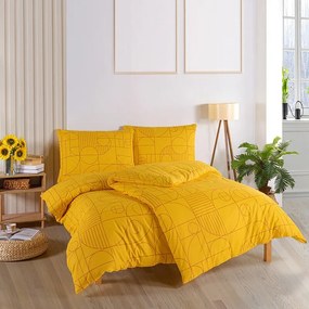 BedTex Lenjerie de pat din bumbac Geo Ray Flower,140 x 220 cm, 70 x 90 cm, 140 x 220 cm, 70 x 90 cm