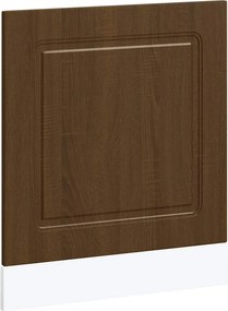 vidaXL Panou pentru mașină de spălat vase Stejar maro Lemn prelucrat