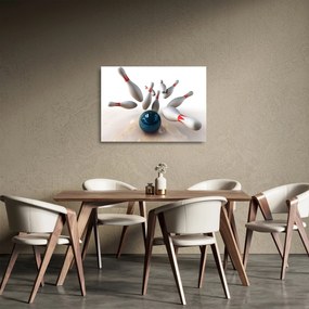 Tablou pe sticlă - Bowling (70x50 cm)
