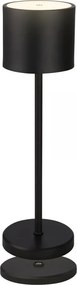 Briloner 7521015 - Lampă de birou LED SIGO, cu dimmer, 2,5W/5V IP44 2600 mAh, neagră
