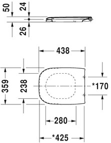 Duravit D-Code Capac WC soft-close