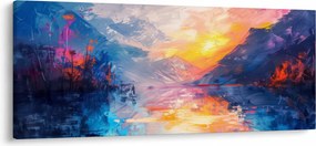 Tablou - Pictura peisajului (120x50 cm)