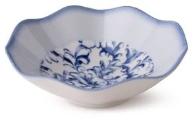 Set veselă, 24 piese, porțelan, albastru