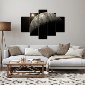 Tablou cu planetă în cosmos (150x105 cm)