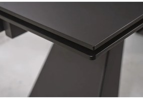 Masa extensibila Salvadore negru mat L160-240xl90 cm