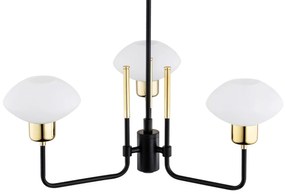 Lustra cu 3 brate design modern RAVELLO negru