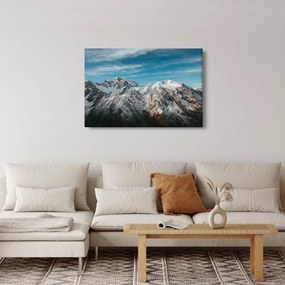 Tablou cu vârfuri înzăpeziți, Fiordland (90x60 cm)