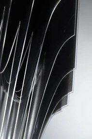 Lustra design Art Deco realizata manual Avia L Black Fade