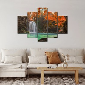 Tablou - Cascadă în Thailanda (150x105 cm)