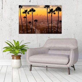 Tablou - Panorama din Los Angeles (90x60 cm)