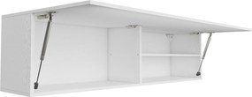 HOMCOM Dulap de Baie Montat pe Perete, Dulap Suspendat Modern cu Ușă Soft Close, 2 Compartimente și Raft Reglabil, pentru Living și Hol, Economisire Spațiu, 120x23x30 cm, Alb | Aosom Romania