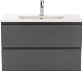 Vario Pull 80 dulap de bază cu chiuvetă antracit-antracit