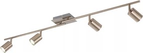 Spot LED Eglo 54684, 4x GU10, 5W, 230V, crom mat