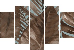 Tablou - Frunze de palmier acvarel (150x105 cm)