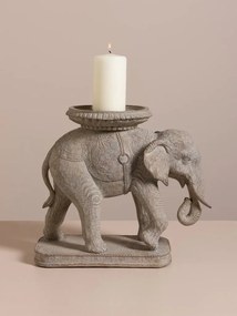 Suport lumanare din polirasină, „Elephant Royal”
