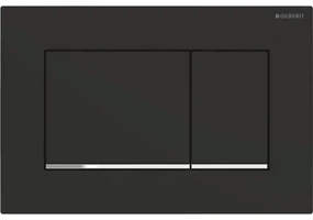 Placa de actionare Geberit Sigma 30 negru mat lacuit/crom - GEB115.883.14.1