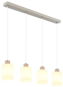 Globo 54114-4H - Lustră pe cablu TRENT 4xE27/40W/230V