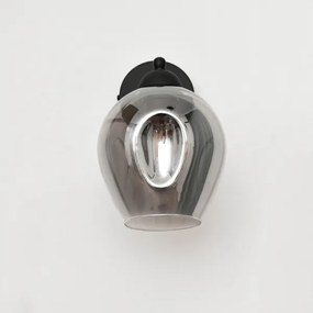 Lampă de perete LILI 1xE27/15W/230V negru/gri