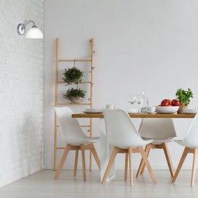 Aplica de perete stil clasic Milanese argintiu 1131-1SS SRT