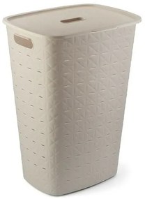 Curver Coș pentru rufe murdare Softex 56 l, bej