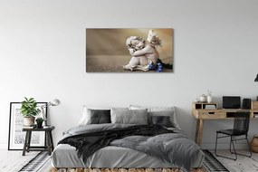 Tablouri canvas Sleeping placi de flori înger