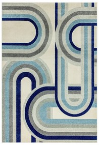 Covor albastru prăfuit 200x290 cm Nova Retro Blue – Asiatic Carpets