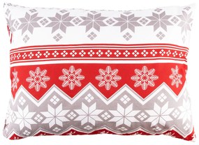 Față de pernă Crăciun 4Home Red Nordic, 50 x 70 cm