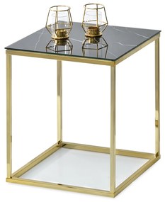 Măsuță de cafea Bella S (negru + auriu). 1111426