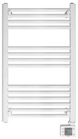 Calorifer pentru baie Adler AD 7824, 600W, 13 elementi, Panou de control LED, IP24, Alb