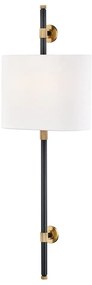 Aplica de perete design clasic BOWERY bronz antichizat, cu 2 surse de lumina