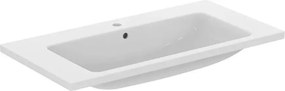Lavoar suspendat Ideal Standard i.life B alb lucios 101 cm cu orificiu baterie si preaplin