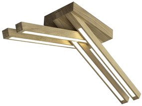 Spot-Light 2246474 - Plafonieră aplicată LED LINUS 4xLED/4,5W/230V stejar mat